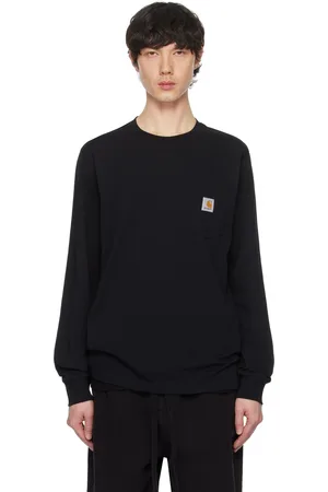 Carhartt T-shirt à manches longues noir à poche