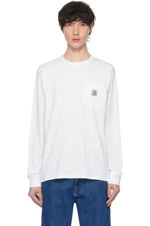 Carhartt T-shirt à manches longues blanc à poche