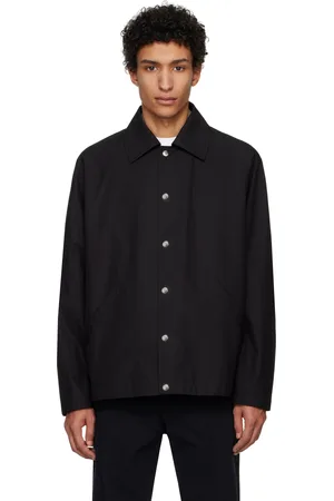 Jil Sander Blouson noir à logo
