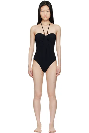 ZIMMERMANN Maillot de bain Wylie noir à corsage bain de soleil