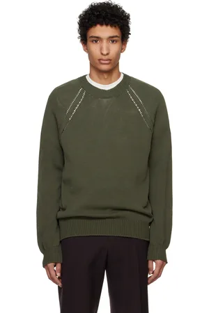 Jil Sander Pull sans coutures vert