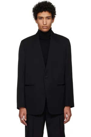 Jil Sander Veston façon costume noir en laine