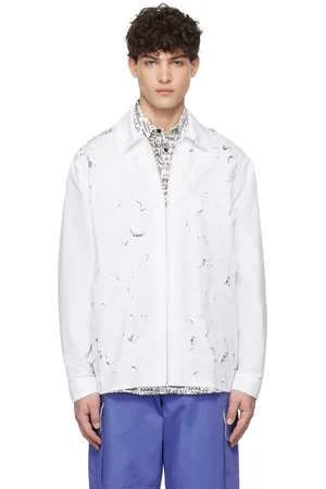 Marni Chemise à manches longues blanche à découpes