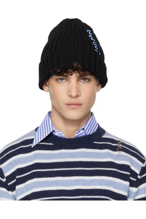 Marni Bonnet noir en coton