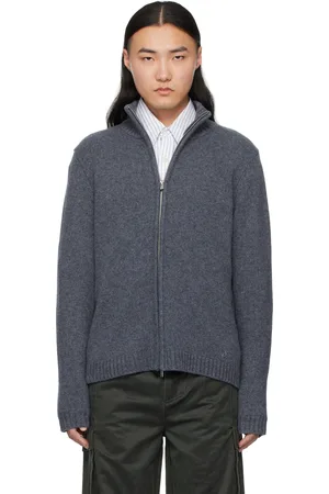 Holzweiler Cardigan Atlantic bleu en laine