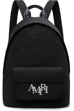AMIRI Sac à dos noir à logo décalé