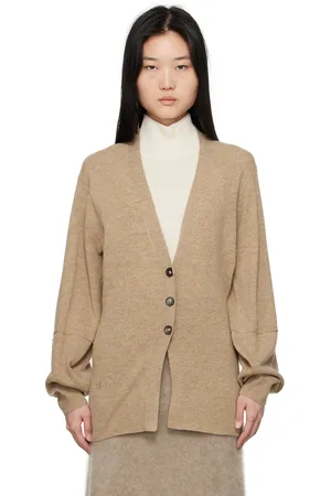 THE GARMENT Cardigan beige à manches bouffantes - Como