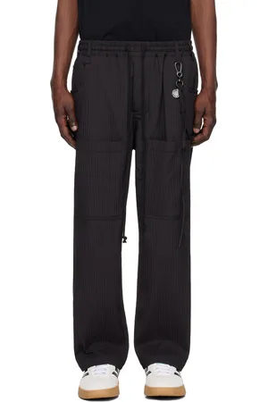 SONG FOR THE MUTE Pantalon noir à poches plaquées