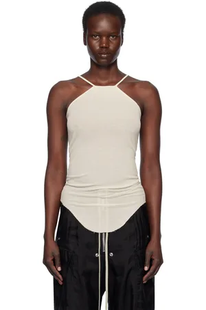 Rick Owens Débardeur Skorpio blanc cassé - Hollywood