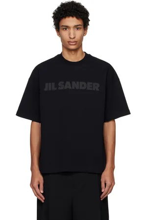 Jil Sander T-shirt noir à logo imprimé