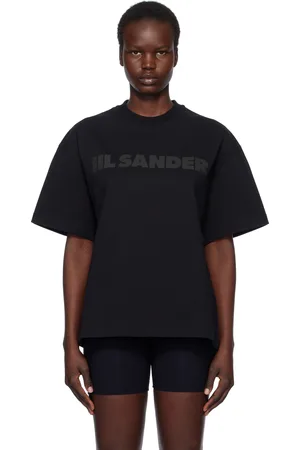Jil Sander T-shirt noir à logo