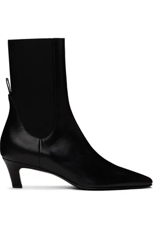 Totême Bottines noires en cuir