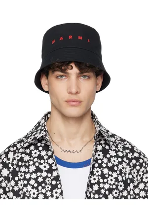 Marni Chapeau bob noir en gabardine