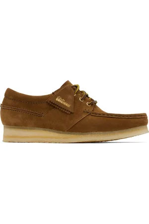 Clarks Chaussures bateau Wallabee brun clair