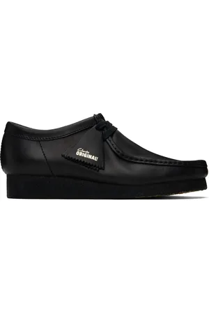 Clarks Derbys Wallabee noirs