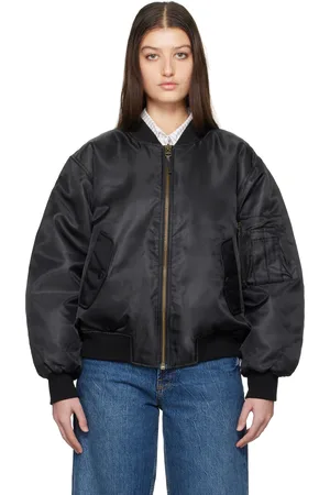 ANINE BING Blouson aviateur Leon noir