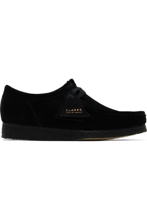 Clarks Derbys Wallabee noirs