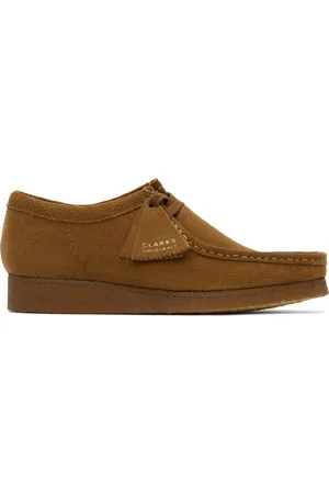Clarks Derbys Wallabee brun clair