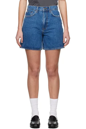 ANINE BING Short Kat bleu en denim