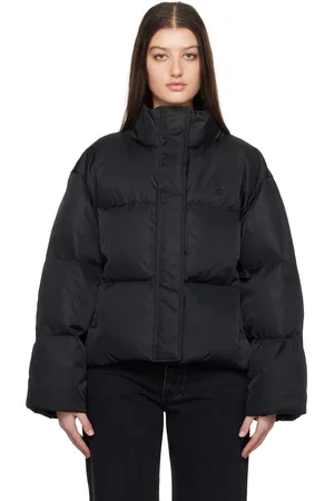 ANINE BING Blouson matelassé Dorian noir rembourré en duvet