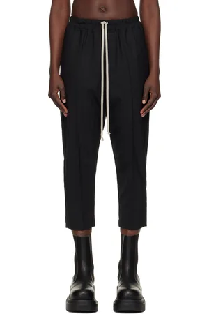 Rick Owens Pantalon de détente Astaires noir à cordon coulissant - Hollywood