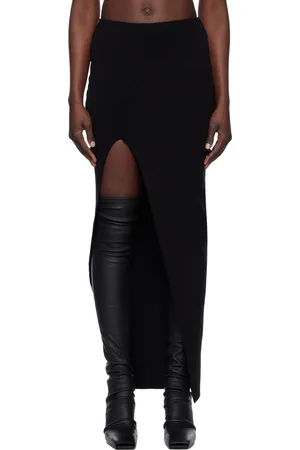 Rick Owens Jupe midi Theresa noire - Hollywood