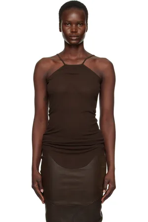 Rick Owens Débardeur Skorpio brun - Hollywood