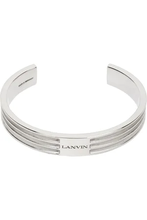 Lanvin Bracelet rigide Gordon argenté