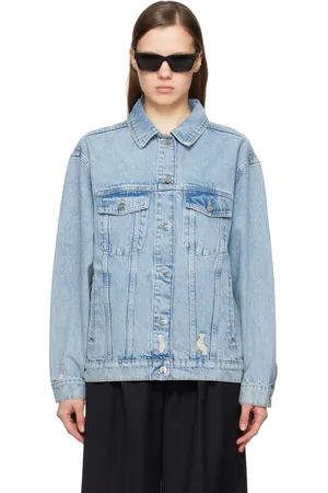 ANINE BING Blouson Rory bleu en denim