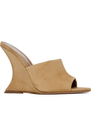 PARIS TEXAS Mules Nina brun clair
