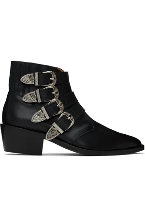 TOGA VIRILIS Bottes noires à boucles