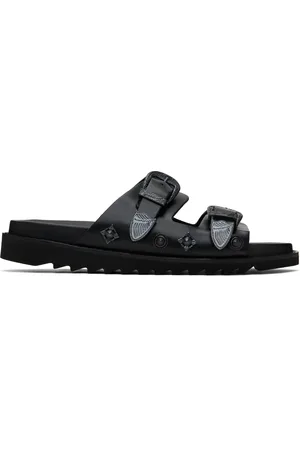 TOGA VIRILIS Sandales noires exclusives à SSENSE