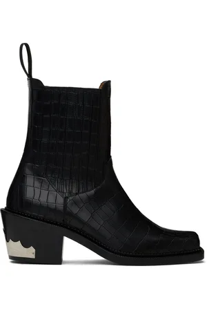 TOGA VIRILIS Bottes chelsea noires exclusives à SSENSE