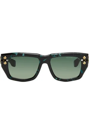 DITA EYEWEAR Lunettes de soleil Emitter-Two noir et bleu édition limitée