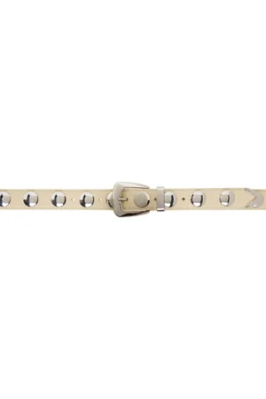 Khaite Ceinture Benny beige à clous