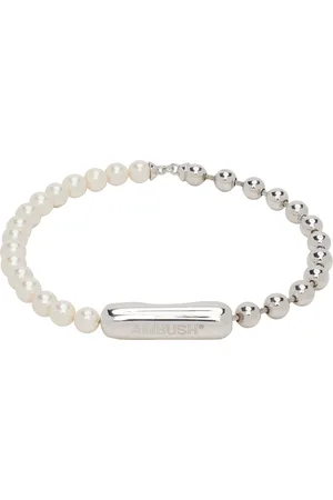 AMBUSH Bracelet-chainette à billes argenté à perles