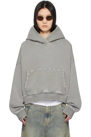 Entire Studios Pull à capuche épais gris