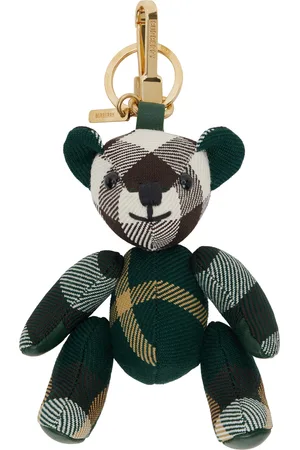 Burberry Porteclé en forme de Thomas Bear vert