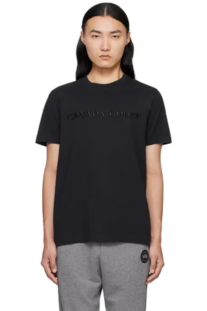 Canada Goose T-shirt Emersen noir à col ras du cou