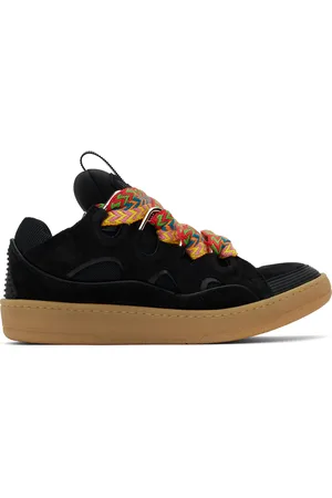 Lanvin Baskets Curb noires en cuir
