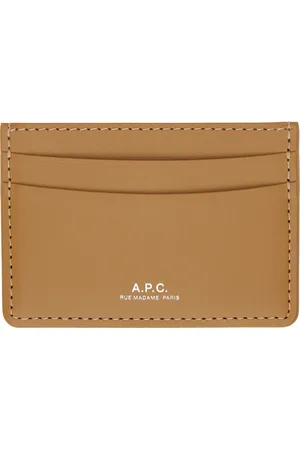 A.P.C. Porte-carte André brun clair