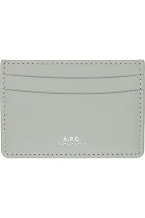 A.P.C. Porte-carte André bleu