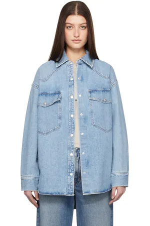AGOLDE Chemise Lotta bleue en denim