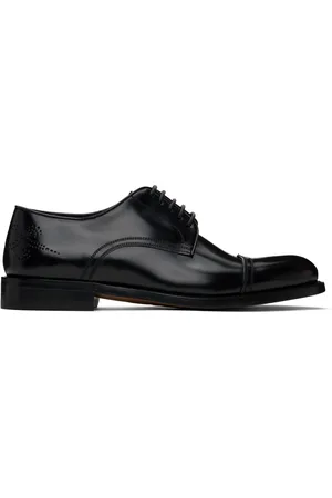Salvatore Ferragamo Derbys noirs à bout renforcé