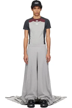 Vetements Pantalon de survêtement gris à traine - Runway