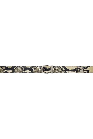 Khaite Ceinture Bambi beige et noir