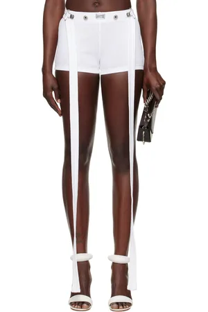 Jean Paul Gaultier Short blanc à écusson