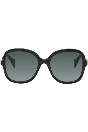 Gucci Lunettes de soleil carrées surdimensionnées noires