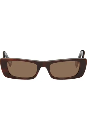 Gucci Lunettes de soleil rectangulaires écailles de tortue