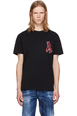 Dsquared2 T-shirt noir à logos modifiés
